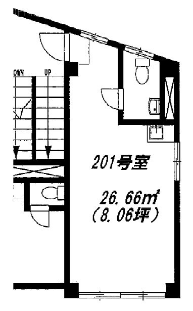 糸日谷ビル201 間取り図