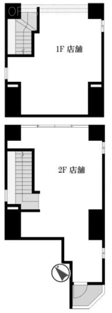 GINZA HOUSE1F～2F 間取り図