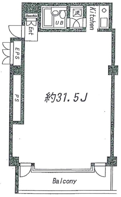 西麻布グランディアビル301 間取り図