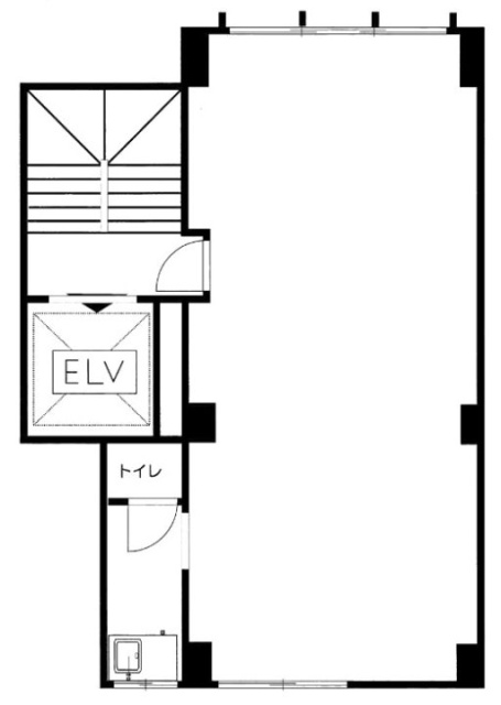 大井西銀座ビル5F 間取り図