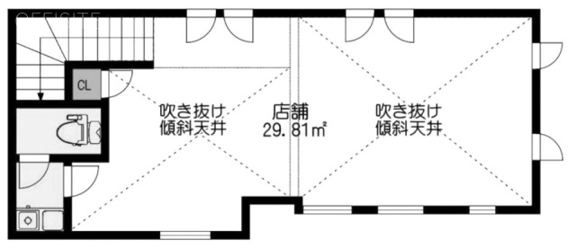 ジュエル自由ヶ丘2F 間取り図