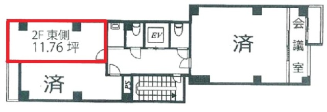 三電舎ビル2F 間取り図