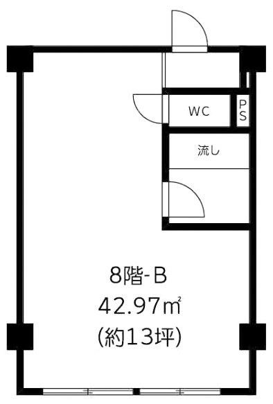 宮沢ビルB 間取り図