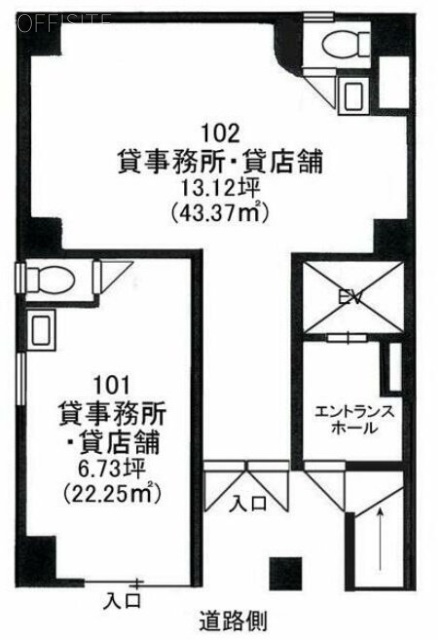 NTビル101 間取り図