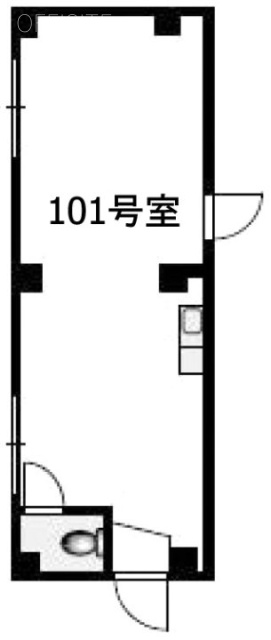 エルコーポビル101 間取り図