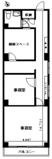 紅屋ビルA 間取り図