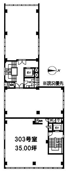 毛塚ビル303 間取り図