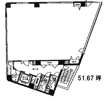 TIビル6F 間取り図