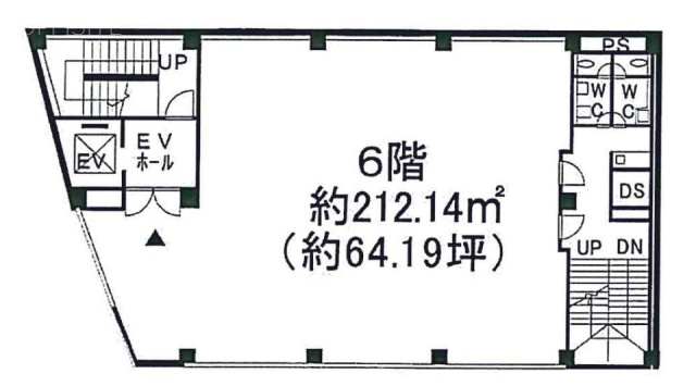 リンズワンビル6F 間取り図