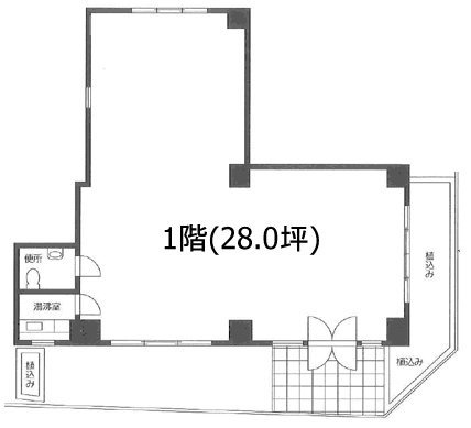 伊藤ビル1F 間取り図