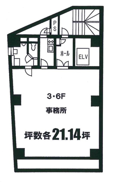 長谷川ビル3F 間取り図