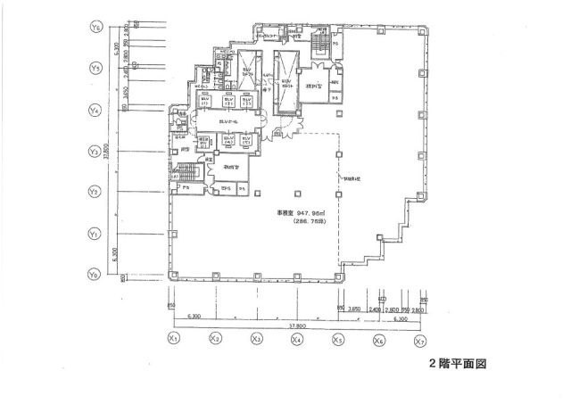 新宿スクエアタワー2F 間取り図