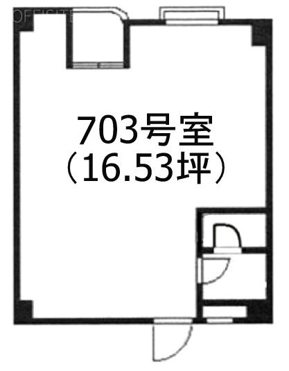 岡本ビル703 間取り図