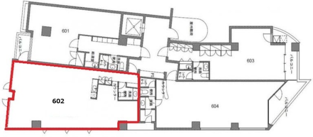 都住創山吹町ビル602 間取り図