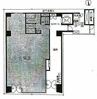 大手町21ビル1F 間取り図