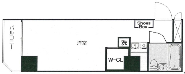 フジタ新富ビル3F 間取り図