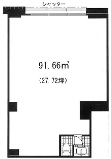 クリオ文京小石川ビル103 間取り図