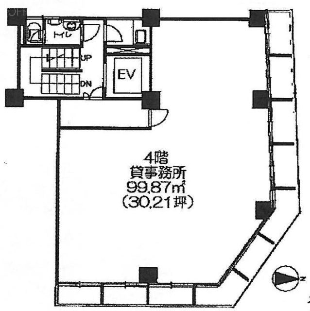 フサカビル4F 間取り図