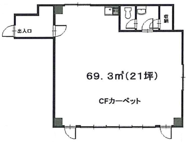 GHビルA 間取り図