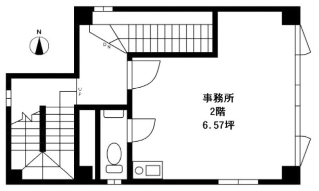 マスダビル2F 間取り図
