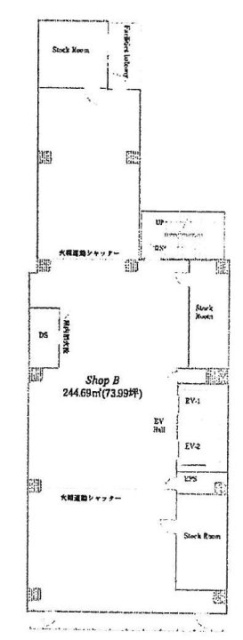 ブランエスパ銀座11F 間取り図