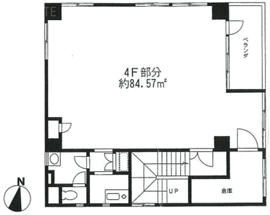 TS碑文谷ビル4F 間取り図