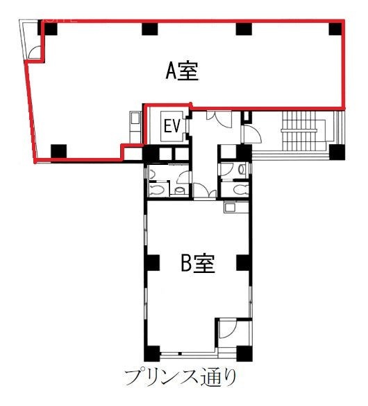 サンデンビルA 間取り図