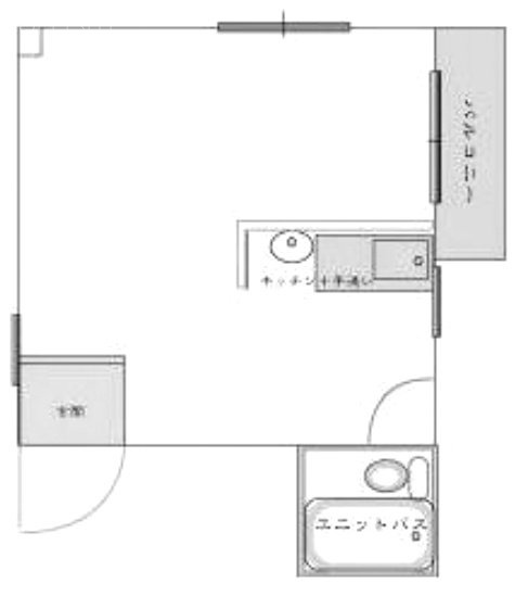 メゾン原宿202 間取り図