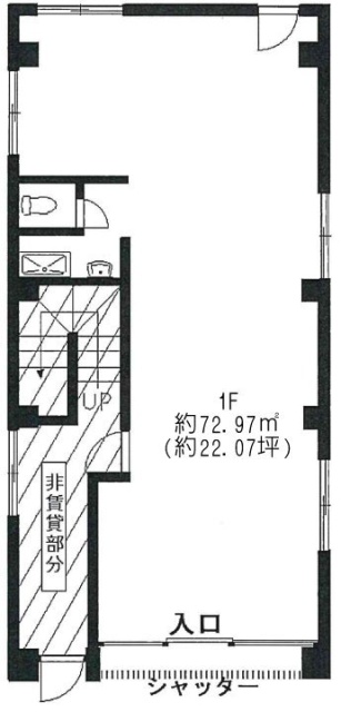 佐藤ビル1F 間取り図