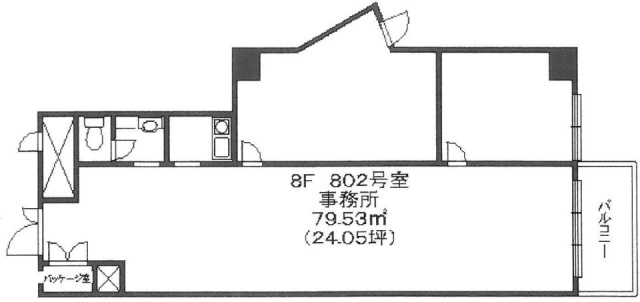 渋谷ホームズ802 間取り図