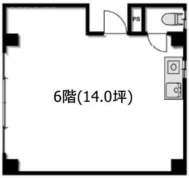 木村ビル6F 間取り図