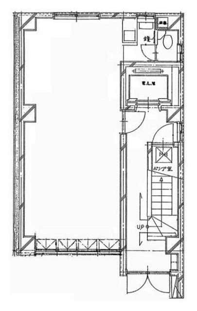 正呂地ビル1F 間取り図