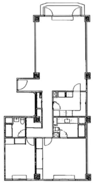 ペガサス青山430 間取り図