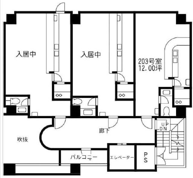 ラビオスかんない2-3 間取り図