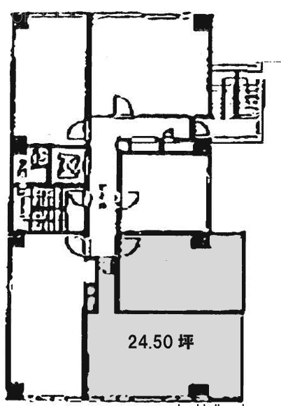ファイブビル八丁堀305 間取り図