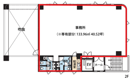 BICS(ビックス)ビル2F 間取り図