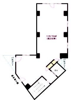 清水ビル3F 間取り図
