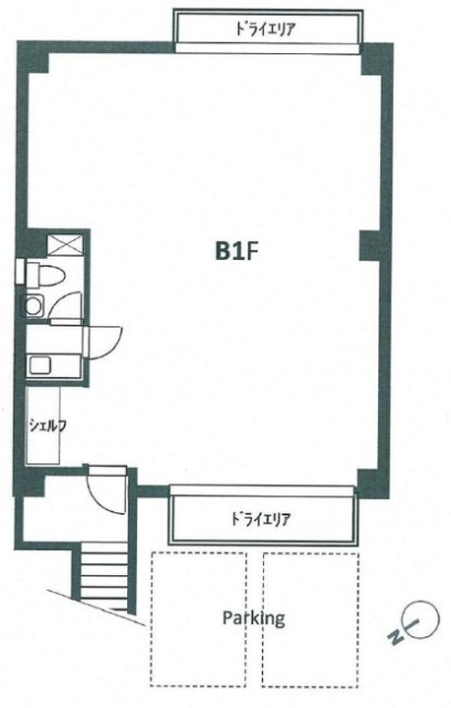 RビルB1F 間取り図