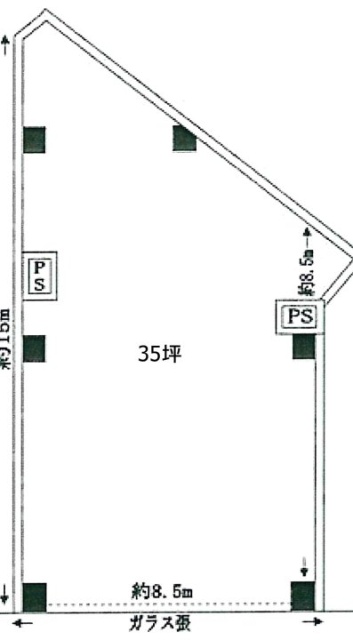 風巻ビル1F 間取り図