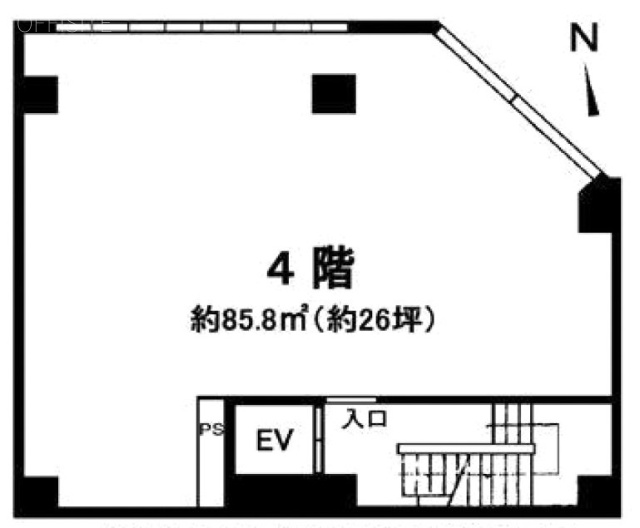 桂昇大森駅前ビル4F 間取り図