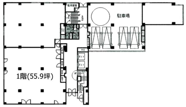 新橋アネックス1F 間取り図