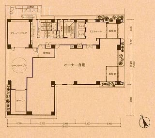 HF上野ビル1F 間取り図