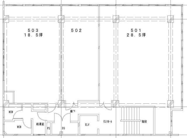 第1東ビル501 間取り図