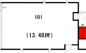 原宿UENOビル101 間取り図