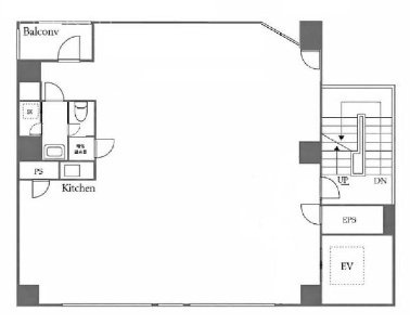 東海ビル8F 間取り図