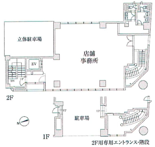 ゴールドステージビル2F 間取り図