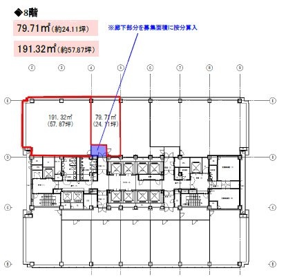 紀尾井町ビル801 間取り図