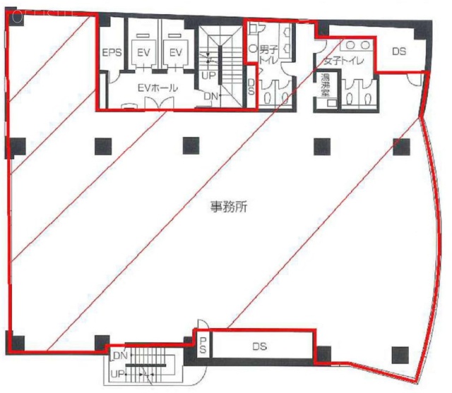 BIZIA麹町ビル4F 間取り図