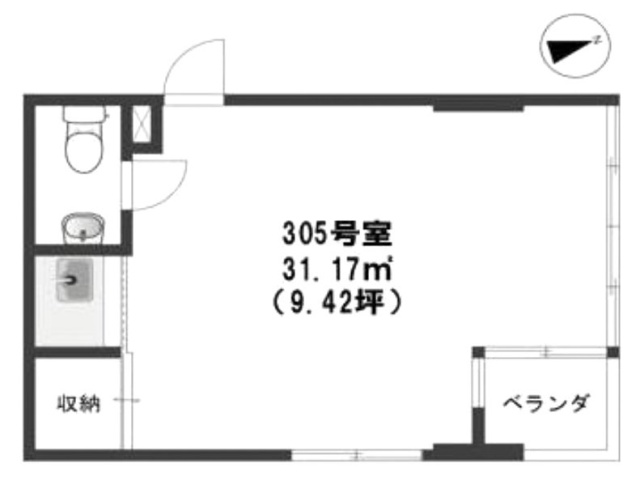 SOHO南池袋305 間取り図