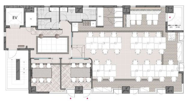 半蔵門MKビル2F 間取り図